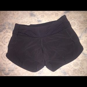 Black Lululemon shorts size 2
